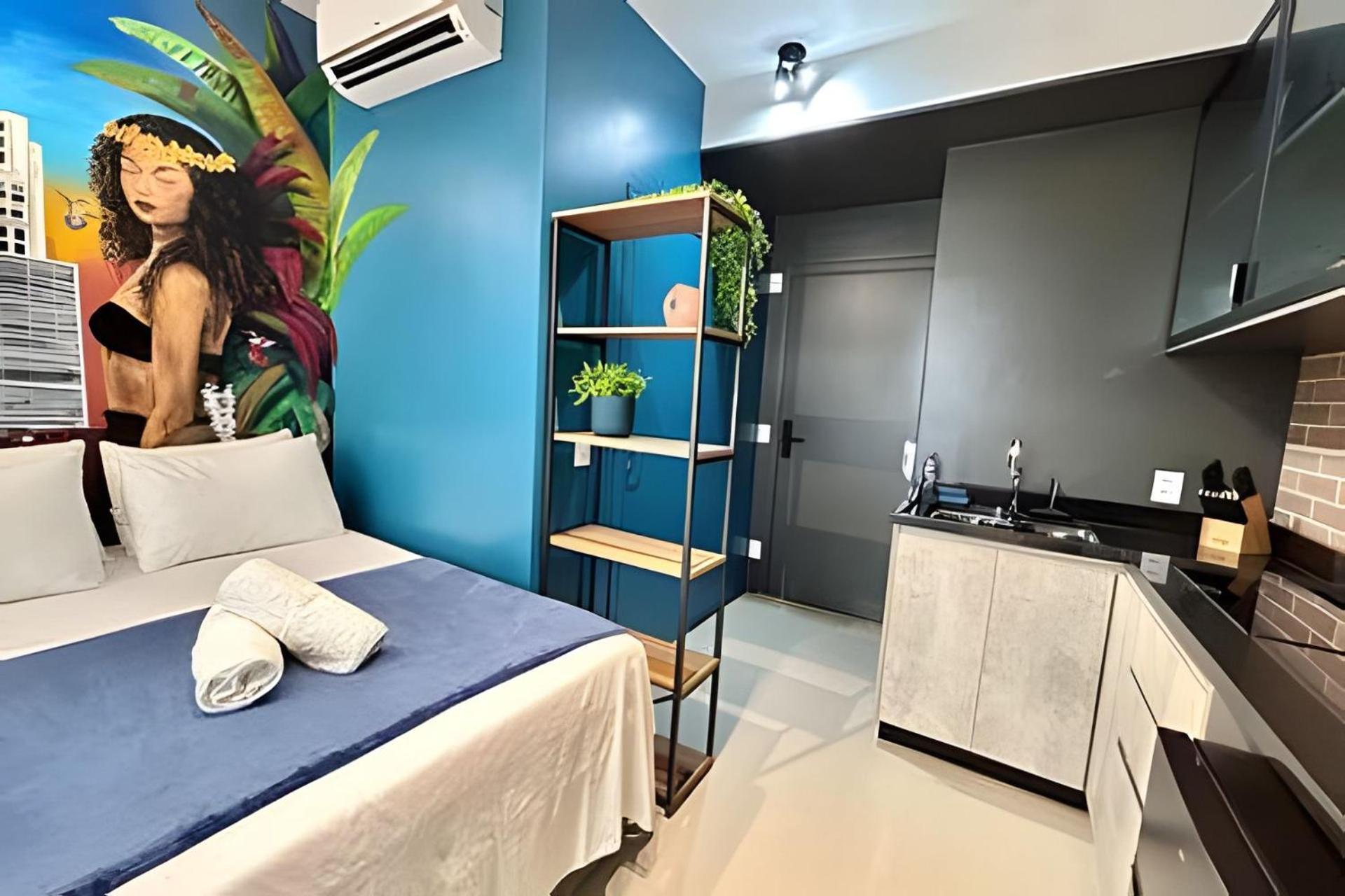 Studio/Moderno/200 M Allianz/Piscina/Wifi/Vaga ساو باولو المظهر الخارجي الصورة